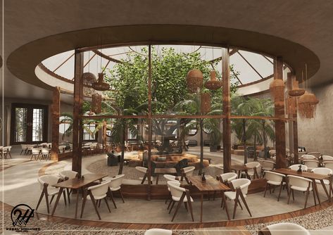 Resort Interior Design, Architecture Restaurant, Wabi Sabi Interior, Resort Interior, Hotel Lounge, House Arch Design, Hospital Design, Architecture Concept Drawings, Lobby Design