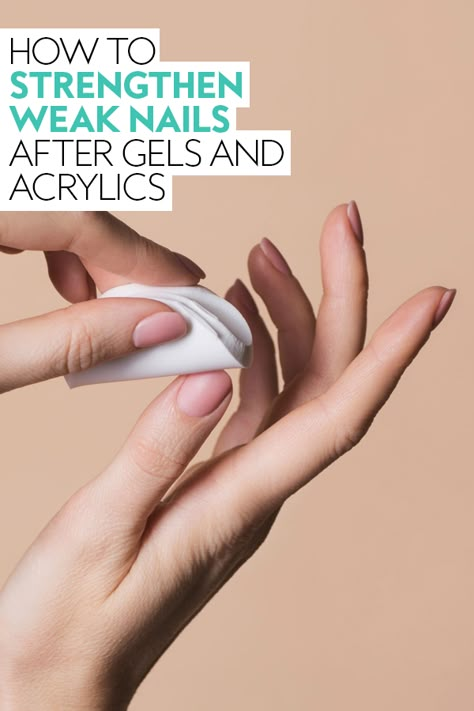 Nails Remedies, Nails After Acrylics, Nail Remedies, Grow Nails Faster, Nail Routine, Gel French Manicure, Nail Hardener, Natural Nail Care, Nails Care