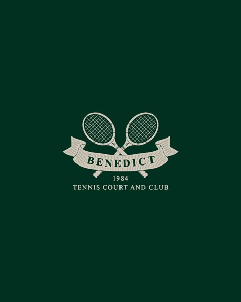 Logo done by hand. "The racket sport traditionally named lawn tennis, invented in Birmingham, England, now commonly known simply as tennis… | Autor objave na Instagramu: Deep Bear (@deep.bear) Tennis Rackets Aesthetic, Tennis Team Logo Design, Tennis Club Logo Design, Tennis Logos Design Ideas, Tennis Club Aesthetic, Networking Illustration, Tennis Club Design, Tennis Logo Design, Bridesmaid Reveal