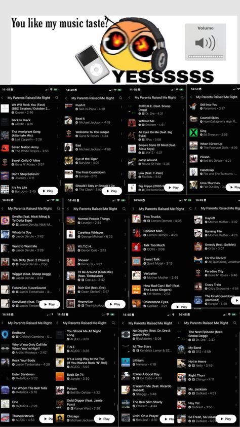 You like my music? This isn’t even half! #rock #music Different Music Taste, Song Recommendations Rock, Rock Music Recommendations, Spotify Playlist Recommendation, Song Recommendations Spotify, Music Types, Good Playlists, Rock Playlist, Song Wallpaper