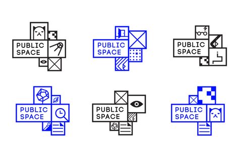 Public Space by Sulliwan Studio Iq Logo, Typographie Logo, Logo Design Negative Space, Negative Space Logos, Dynamic Logo, Graphisches Design, Stella Artois, Identity Design Logo, Geometric Logo