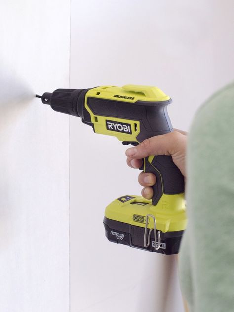 Drywall Stilts, Hanging Drywall, Ryobi Battery, Drywall Lift, Ryobi Tools, Drywall Screws, It's A Secret, Impact Driver, Drywall