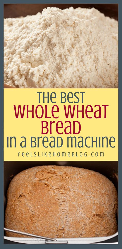 Bread Using Bread Machine, Homemade Wheat Bread Recipes Breadmaker, Homemade Bread Recipes For Bread Maker, Dessert With Whole Wheat Flour, Best Whole Wheat Bread Machine Recipe, Homemade Bread Using Bread Machine, 2.5 Lb Bread Machine Recipe, Clean Bread Machine Recipes, Whole Wheat Bread Maker Recipes Easy