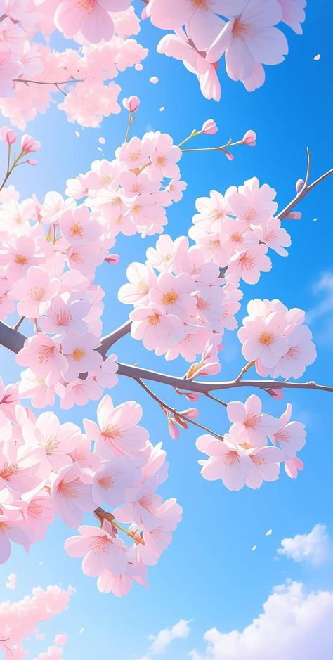 Floral Wallpaper Ideas, Anime Cherry Blossom, Sakura Wallpaper, Pretty Flowers Pictures, Beautiful Summer Wallpaper, Cherry Blossom Wallpaper, Dreamy Artwork, Beautiful Nature Wallpaper Hd, Lovely Flowers Wallpaper