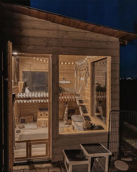 Bunnie Cages Outdoor, Shed Cat House, Rabbit Enclosure Ideas Outdoor, Boho Bunny Enclosure, Bunny Indoor House Ideas, Bunny Cage Ideas Outdoor, Bunny Hutches Outdoor, Bunny Sheds Outdoor, Bunny Shed Ideas