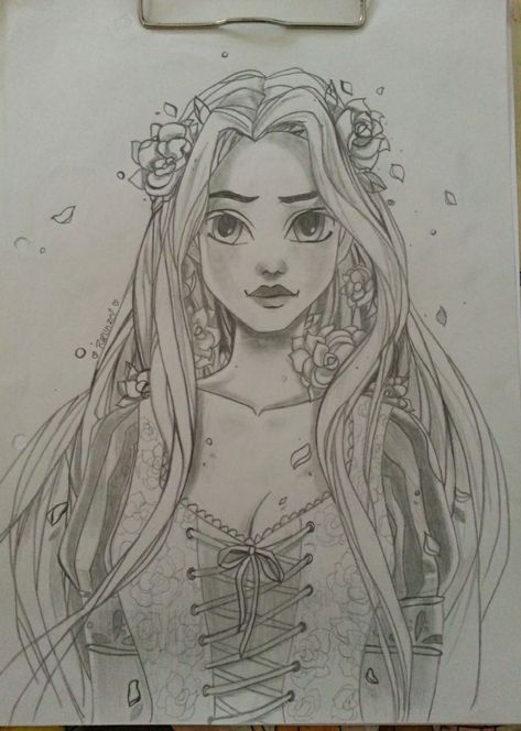 Rupanzel pencil sketch art. Disney princess drawing. Pencil shading ✏️ Disney Princess Pencil Sketch, Rupanzel Drawing Pencil, Disney Princess Sketches Pencil, Disney Princess Drawings Pencil, Rapunzel Sketch, Disney Princess Sketches, Cinderella Drawing, Rapunzel Drawing, Princess Drawing