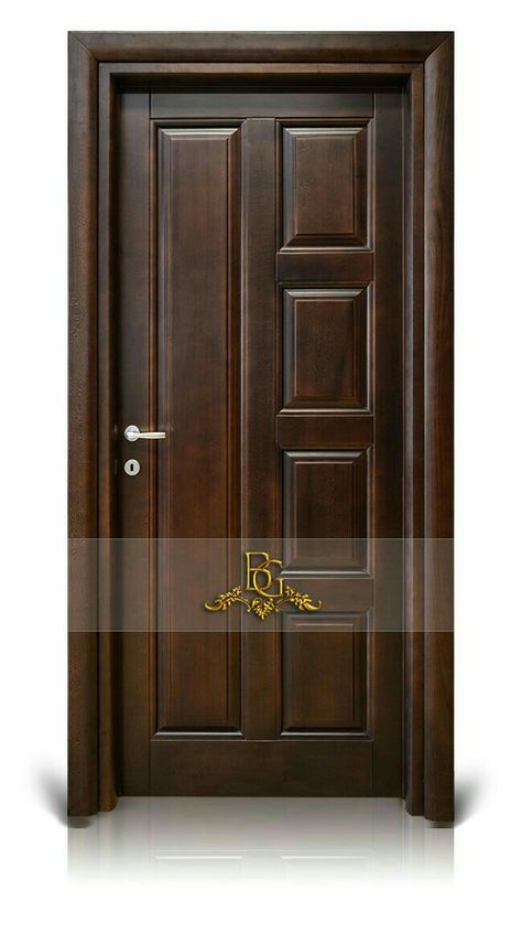 Door Design Wood Modern, Wood Door Design, Panel Door Design, Pintu Interior, Wooden Door Entrance, Modern Wooden Doors, House Main Door Design, Single Door Design, Contemporary Front Doors