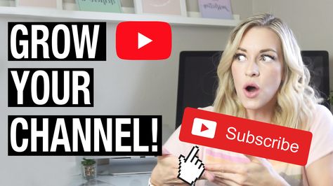 How to Get Your FIRST 100 SUBSCRIBERS on YouTube (7 Tips to GROW Your YouTube Channel FAST in 2020!) // This advice for new YouTubers will teach you how to grow your YouTube channel so that you get more subscribers and views, helping you be eligible for monetization. As a new YouTuber, it seems like no one is watching you videos and can be frustrating not knowing how to grow on YouTube. Screentime Hacks, Youtube Time To Post, Youtube To Watch, How To Youtube, Youtube Home Page, Link To Youtube, How To Get Popular On Pinterest, How To Get Famous On Youtube, How To Make A Youtube Channel