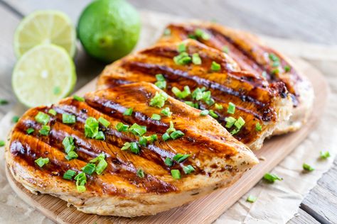 How to Use the Cuisinart Griddler to Grill Chicken | LEAFtv Lime Chicken Breast, Sriracha Chicken, Lime Sauce, Recetas Keto, Citrus Chicken, Grilling Chicken Breast, Grilled Chicken Recipes, Lime Chicken, Limes