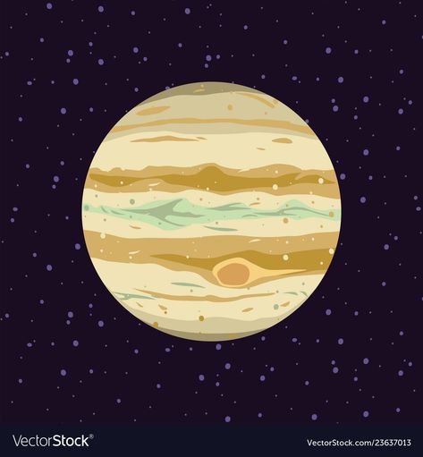 Planet Drawing Aesthetic, Jupiter Drawing, Galaxy Illustration, Jupiter Planet, Planet Vector, Stars Universe, Planet Drawing, Astronomical Observatory, Drawing Aesthetic