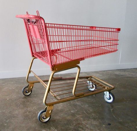 Shopping Cart Reference, Shopping Trolley Aesthetic, Shopping Cart Decor, Shopping Cart Aesthetic, Pink Shopping Cart, Shopping Cart Design, Flying City, Shoping Cart, Shop Cart