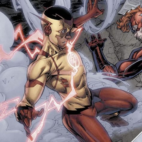 Wallace R. West (Kid Flash) Wallace West, Dc Speedsters, Dc Comics Flash, Dc Flash, Flash Family, Barry Allen The Flash, Wally West, Kid Flash, Dc Icons