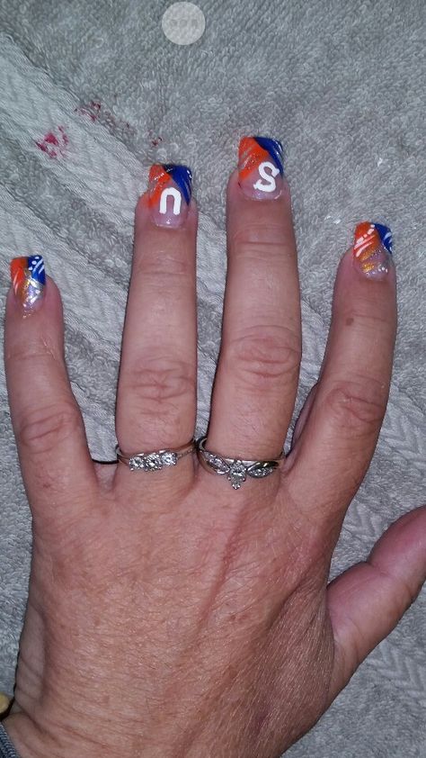 Syracuse university nail art Syracuse University, Mani Pedi, How To Do Nails, University, Nail Art, Nails, Art, Nail Arts