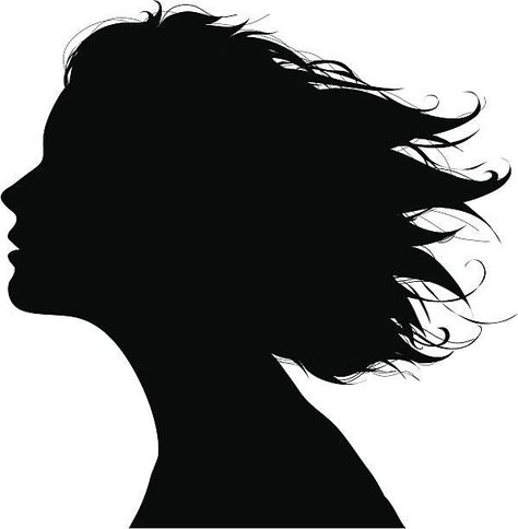 Facial Profile, Fabric Fusion, Silhouette Face, Book Cover Background, Girl Shadow, Acrylic Art Projects, Silhouette Drawing, Digital Painting Portrait, Portraits Art