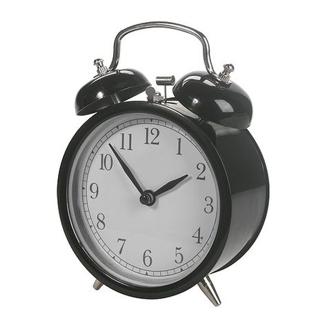 Ikea Clock, Jam Alarm, Clock Antique, Black Clocks, Soft Sofa, Table Clocks, Ikea Family, Wall Table, Declutter Your Home