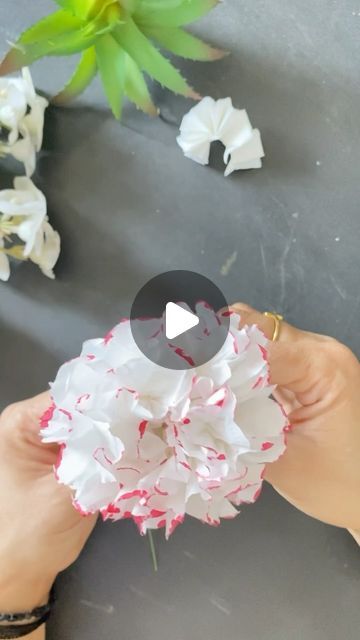 89 likes, 4 comments - pooja.diycraft on March 17, 2024: "Flower with tissue paper Material Used- * Tissue paper * Pink marker * Wire #diycrafts #creativeart #craftideas #crafttutorial #...". Diy Flower From Tissue Paper, Tishu Paper Art, Crape Paper Flowers Diy Rose Tutorial, How To Make Tissue Paper Flowers, Tissue Flowers Diy, Diy Home Decor Indian, Flower From Tissue Paper, Flower With Tissue Paper, Paper Tissue Flowers