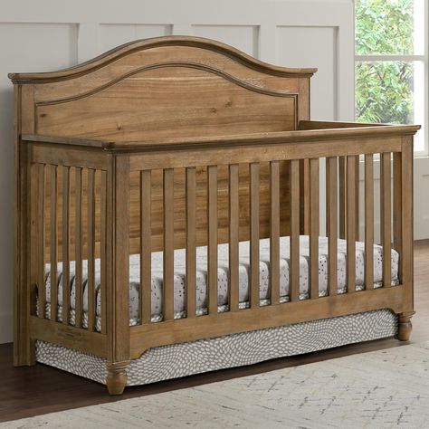 Nursery Decor Wooden Crib Nursery, Rustic Baby Cribs, Farmhouse Cribs, Farmhouse Style Nursery, Full Bed Mattress, Wooden Baby Crib, Under The Bed Storage, Wooden Crib, Bed Options