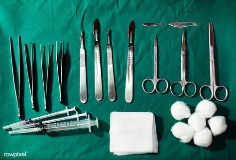 Surgery Equipment, Film Moodboard, Medical Supply Organization, Medical Equipment Storage, Taz Balance, Doctor Art, Doctor Drawing, Medical Tools, Medical Photography