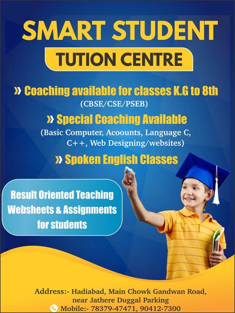 Tutuion Centre Pamphlet Design For Coaching Classes, Coaching Centre Banner, Coaching Banner Design, Tution Class Banner Design, Tuition Classes Banner, Tuition Poster Design, Coaching Banner, Tuition Banner, Tuition Advertisement