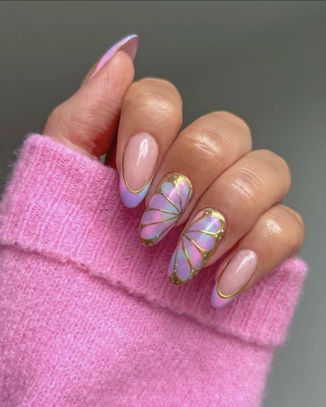 28 Vibrant Nails for Summer 2024: Dazzle with Trends & Colors 2024 | Summer Nails Simple Butterfly Nail Designs, Purple Nail Designs, Vibrant Nails, Her Nails, Butterfly Nail, Nail Designs Spring, Chic Nails, Dope Nails, Purple Nails