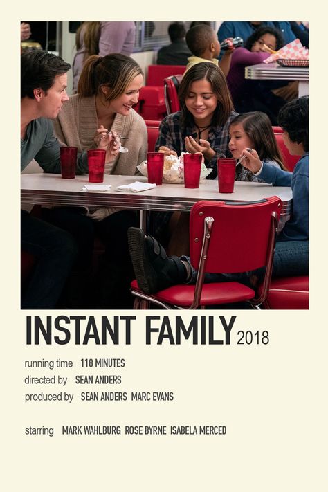 Instant Family Poster, Instant Family Movie Poster, Movie Recommendations Poster, Instant Family Movie, Family Comedy Movies, Netflix Movie Poster, Family Polaroid, Family Movies To Watch, Family Movie Poster