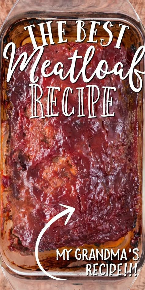 Best Meatloaf Recipe, Homemade Meatloaf, Classic Meatloaf Recipe, Good Meatloaf Recipe, Classic Meatloaf, Best Meatloaf, Loaf Recipes, Meatloaf Recipe, Buffalo Chicken Dip