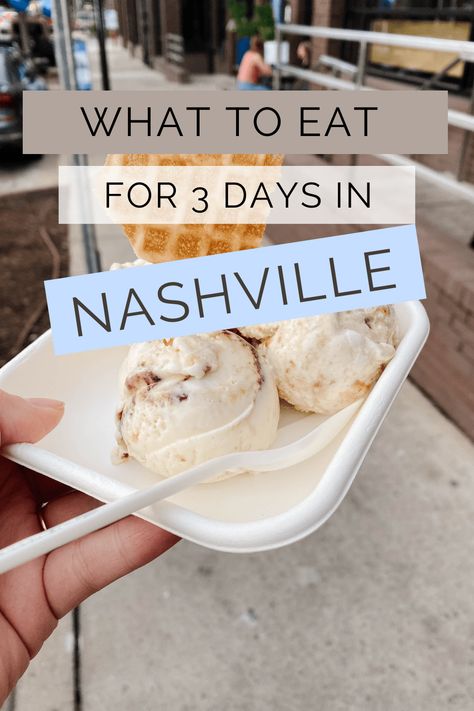 An expansive guide on the best places to eat in nashville tennessee. Nashville is full of incredible food. This guide includes where to eat for breakfast/ brunch, lunch, dinner, and of course al the best treats you need to try. Where To Eat In Nashville Tn, Where To Eat In Nashville, Nashville Places To Eat, Nashville Food Bucket Lists, Nashville Lunch Spots, Best Places To Eat In Nashville, Nashville Tennessee Food, Tennessee In The Fall, Nashville Breakfast