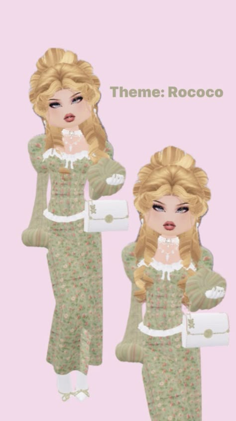 Dress to impress outfits ideas Roblox game Rococo Outfit, Rococo Dress, Dress To Impress Outfits, Roblox Game, Medieval Dress, Roblox Outfits, Gaming Clothes, Fit Ideas, Rococo