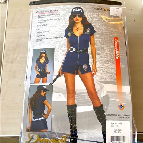 Brand New Costume! Bought Wrong Size. Size Xl. Super Fun For Parties!! Police Halloween, Police Halloween Costumes, Police Officer Costume, Swat Police, Women's Costumes, Halloween Costumes Women, Police Officer, Costumes For Women, Halloween Costume