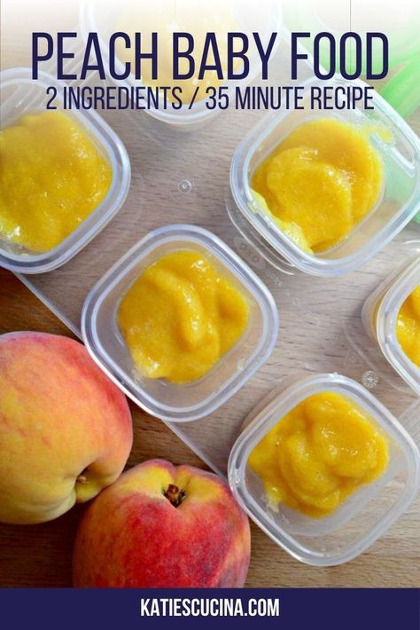 Treat your baby to homemade Peach Baby Food made in minutes with just two simple ingredients. You can use a food mill, food processor, or even high power blender to yield a smooth peach puree that can be enjoyed by baby or adult in various recipes. #homemadebabyfood #babyfood #peachbabyfood Peach Puree Baby Food, Peach Baby Food, Puréed Food, Baby Starting Solids, Pureed Food, Belly Fat Burner Workout, Great Salads, Food For Baby, Burner Workout