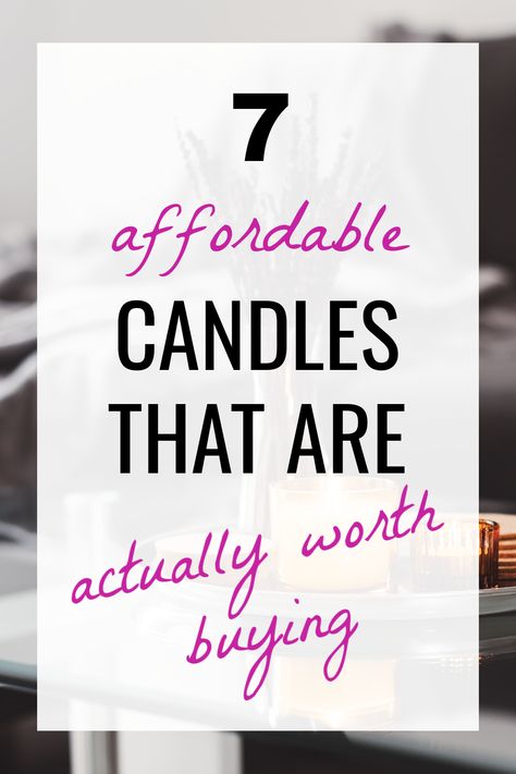 best cheap candles on amazon Where To Buy Candles, Cash Money Candles, Candle Hack, Glade Candles, Expensive Candles, Diy Candles Easy, Budget Friendly Home Decor, Popular Candles, Cheap Candles