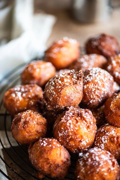 Potato Fritters Recipe, Potato Donuts, Sweet Potato Dessert, Sweet Potato Cheesecake, Sweet Potato Pie Southern, Hush Puppies Recipe, Sweet Potato Fritters, Doughnuts Recipe, Buttered Rum