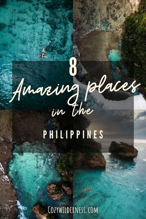 8 amazing places in the Philippines Cozywilderness Philippines Best Places, Philippines Aesthetic, Philippines Vacation, Philippines Travel Guide, Jungle Vibes, Philippines Travel, Southeast Asia Travel, Instagram Worthy, Destin Beach