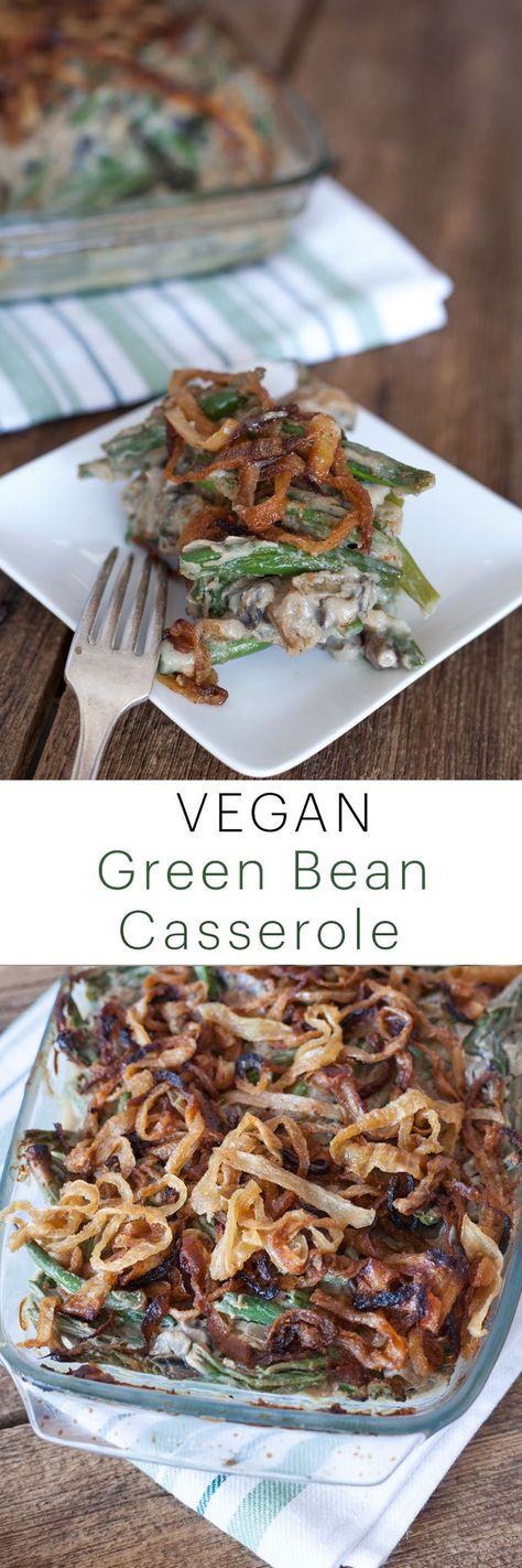 Just give me a bucket of caramelized onions and I'll be set for dinner. Gluten Free Green Bean Casserole Recipe, Gluten Free Green Bean Casserole, Edgy Veg, Green Bean Casserole Recipe, Vegan Green Bean Casserole, Greenbean Casserole Recipe, Vegan Holiday Recipes, Gluten Free Thanksgiving, Wellness Mama