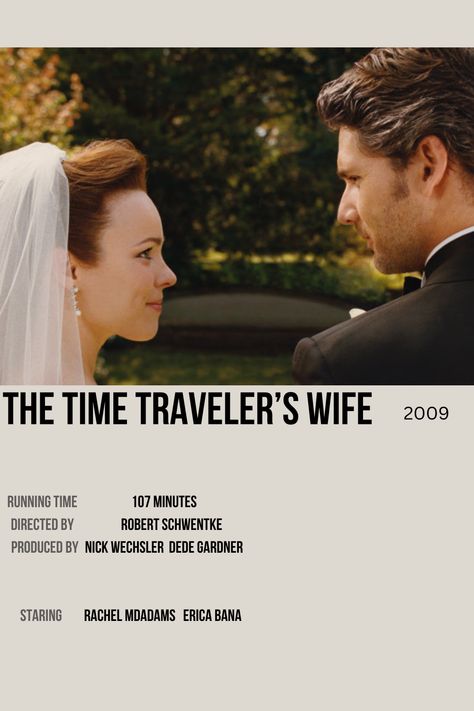 The Time Travelers Wife Movie, About Time Poster Movie, Time Travelers Wife Movie, We Live In Time Movie, The Time Travelers Wife Book, 20s Movies, The Time Travelers Wife, Time Travel Movies, Love Rosie Movie