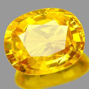 Yellow Sapphire or Pukhraj is a precious gemstone to get benefits in ones career and health issues. Yellow Stone Jewelry, Pukhraj Stone, Emerald Rings, Faceted Gems, Gemstones Crystals, Gems Crystals, Mineral Stone, Yellow Stone, Real Stone