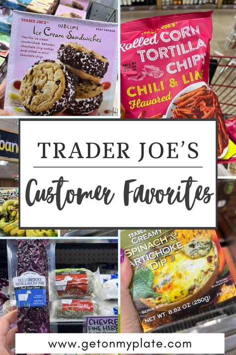 Here are Trader Joe's most popular items are in 2024! Here are the winners, by category, of the most beloved Trader Joe's products! Best Trader Joes Recipes, What To Get At Trader Joes, Trader Joe Favorites, Things To Buy At Trader Joes, High Protein Snacks Trader Joes, Best Things At Trader Joes, Trader Joes Best Favorite Things, Trader Joes Best Items, Trader Joe’s Best Items