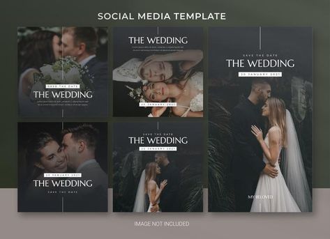 Wedding Ads Design, Wedding Photography Social Media Post, Wedding Venue Social Media Post, Instagram Wedding Post Ideas, Wedding Social Media Post Design, Wedding Graphics Design, Wedding Social Media Post, Photography Social Media Post, Wedding Instagram Post