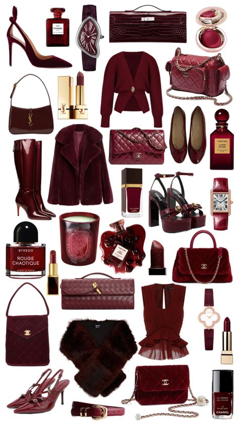 #burgundy #burgundyaesthetic #aesthetic #outfitinspo #red #redaesthetic Theatrical Romantic Body Type, Romantic Body Type, Burgundy Outfits, Burgundy Aesthetic, Aesthetic Colour, Barbie Fits, Deep Autumn Color Palette, Cherry Girl, Dark Feminine Energy