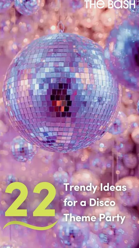 Disco Themed 50th Birthday Party, Studio54 Party Theme, Lets Groove Tonight Party, Disco Games Party, Disco Theme Decoration Ideas, 1970 Disco Party, 70 Disco Party Decorations, Dance Party Ideas For Adults, Teenage Disco Party Ideas