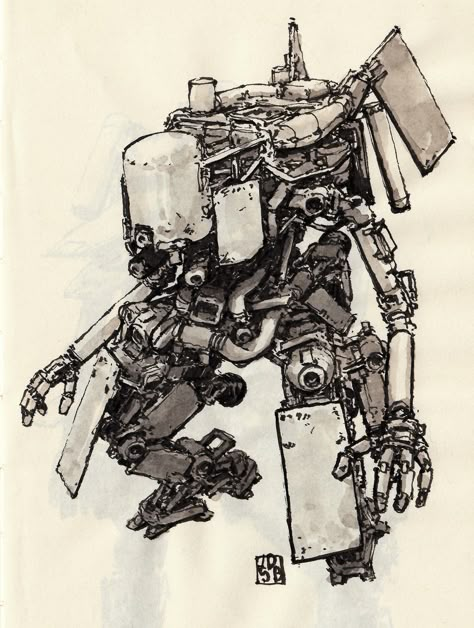 Jan Buragay, Mech Joints, Robot Background, Mechanical Joints, Mech Robot, Mech Design, Cool Robots, Arte Robot, Arte Cyberpunk