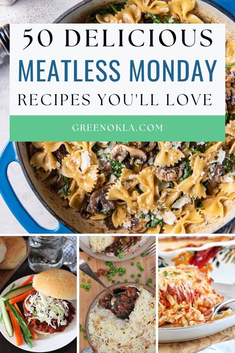 Meatless Monday Crockpot, Healthy Meatless Meals Dinners, Healthy Dinners Without Meat, Easy Meatless Meals Simple, Quick No Meat Dinner Ideas, Meatless Mondays Recipes, Meatless Meals Lunch, Meat Free Dinner Ideas, Vegetarian Dairy Free Recipes Dinner