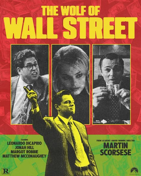 The Wolf of Wall Street Directed by Martin Scorsese 2013 USA Wolf Of Wall Street Posters, The Wolf Of The Wall Street, Wolf Of Wallstreet Poster, Wolf Of The Wall Street Poster, Movies Graphic Design, Movies Poster Design, Movies Aesthetic Poster, Wolf Of Wall Street Aesthetic, Movies Posters Aesthetic