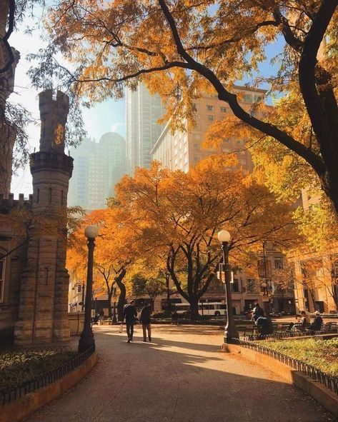 Autumn City, Fall Mood, Autumn In New York, Aesthetic Autumn, Wallpaper Halloween, Autumn Scenery, Fall Feels, Best Seasons, We Fall In Love