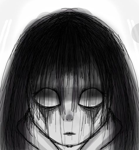 Creepy Manga Art, Dark Paintings Creepy Easy, Weird Drawings Creepy Easy, Creepy Art Style, Glow Images, Creepy Sketches, Smile Drawing, Creepy Smile, Scary Drawings