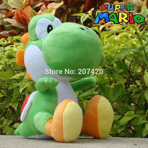 30cm Super Mario Bros Green Yoshi Soft Stuffed Plush Toys Doll With Tag Gift For Kids Anime Stuffed Animals, Christmas Stuffed Animals, Kawaii Stuffed Animals, Yoshi Plush, Super Mario Plush, Pokemon Stuffed Animals, Mario Plush, Bowser Jr, Mario Yoshi