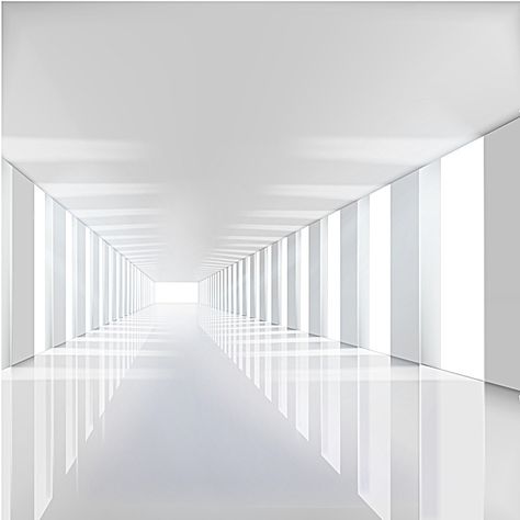 3d stereoscopic white minimalist interior architecture White Minimalistic Room, White Minimalist Interior, All White Interior, Coloring Aesthetic, Outer Space Wallpaper, White Architecture, Presentation Board Design, White Hall, Interior Minimalista