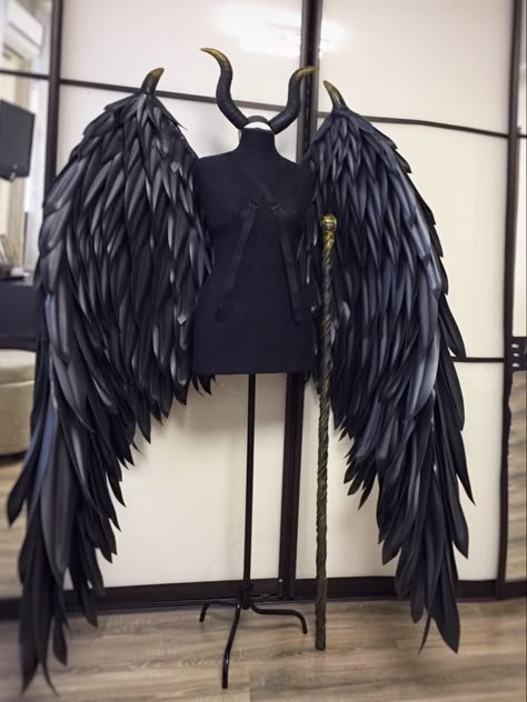 Wings For Cosplay, Maleficent Wings, Cool Wings, Angel Wings Cosplay, Maleficent Cosplay, Maleficent Horns, Wings Cosplay, Cosplay Wings, Demon Wings