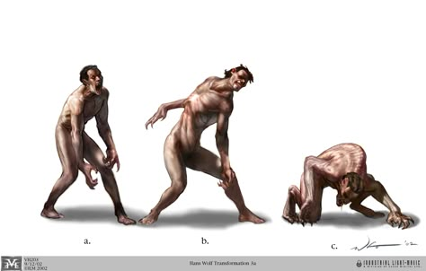 werewolf transformation- human to wolf #1 Human To Monster Transformation, Being Human Werewolf, Werewolf Comic Transformation, Human To Monster Transformation Art, Werewolf Body Horror, Monster Transformation Art, Werewolf Animation, Werewolf Transformation Art, Creature Transformation