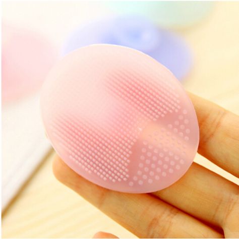 Hot Selling Cleaning Pad Wash Face Facial Exfoliating Brush SPA Skin Scrub Cleanser Tool Remover Silicone Gel Pad Brush Scrub Wajah, Homemade Facial Cleanser, Face Cleanser Brush, Coconut Oil Sugar Scrub, Exfoliating Facial Scrub, Skin Scrub, Spa Facial, Exfoliating Brush, Exfoliating Face